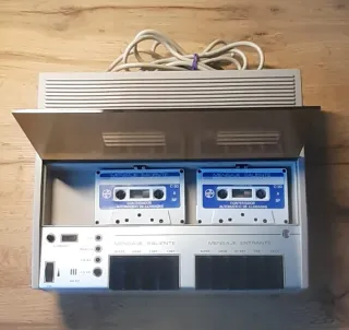 Contestadora Teléfono Antigua Beige/Gris