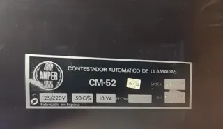 Contestadora Teléfono Antigua Beige/Gris