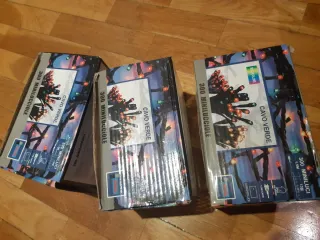 3 Cajas Luces LED Multicolor Cavo Verde