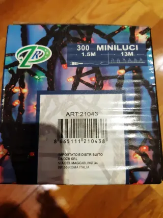 3 Cajas Luces LED Multicolor Cavo Verde