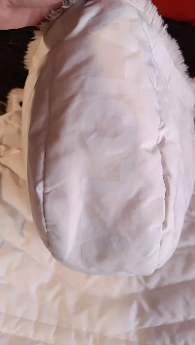 Parka Bimba y Lola Blanca con Capucha