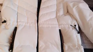 Parka Bimba y Lola Blanca con Capucha