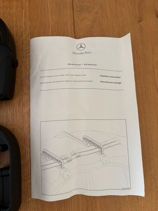 Porta esquís para barras de MERCEDES
