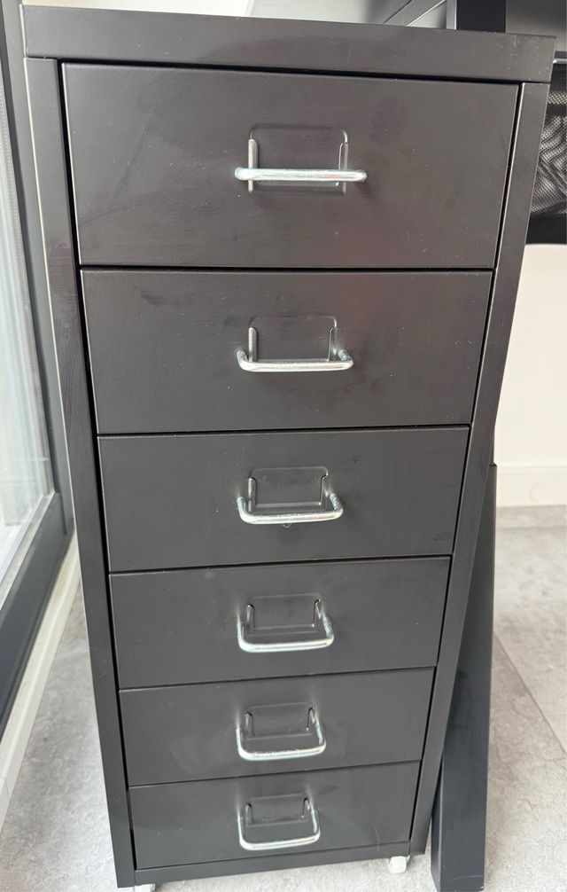 Cajonera metallica con 6 cassetti