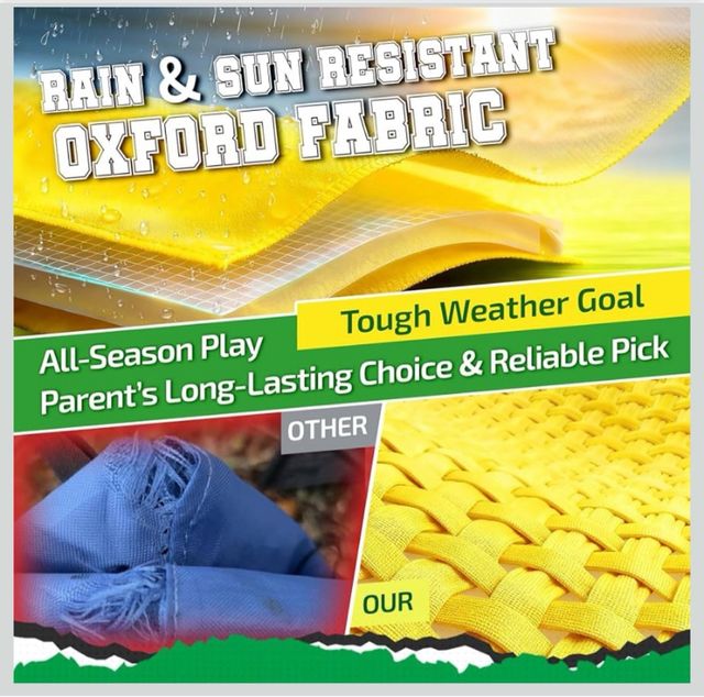 Portería Fútbol Plegable Happy Jump Jardín