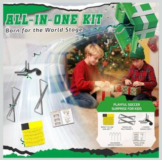 Portería Fútbol Plegable Happy Jump Jardín