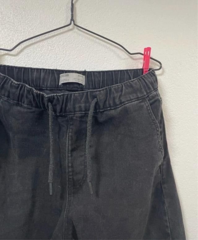 pantalon negro hombre talla S bershka
