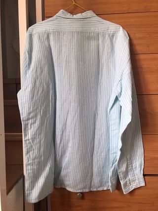 Camisa Lino Rayas Sfera Talla XXL