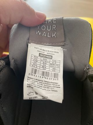 Zapatillas Newfeel Negras Talla 44