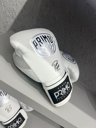 Guantes Boxeo Primo Muay Thai 10oz Blancos nuevos