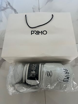 Guantes Boxeo Primo Muay Thai 10oz Blancos nuevos