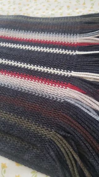 Sciarpa da uomo a righe