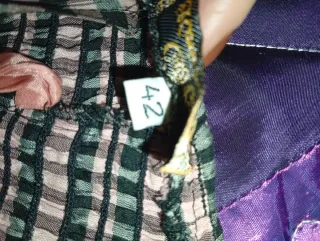 SOLO ENVÍOS. Vestido de mujer a cuadros