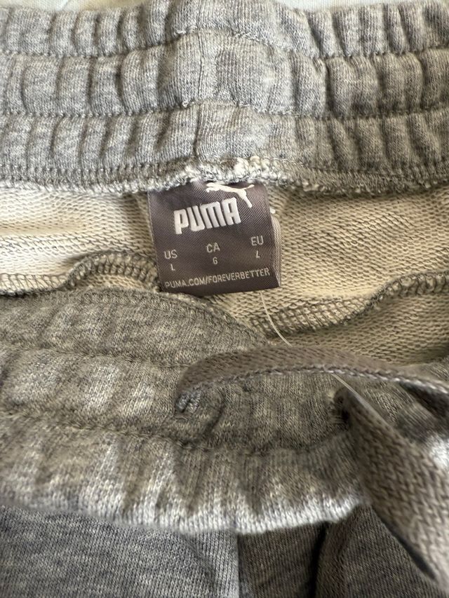 Pantalón chándal Puma gris hombre