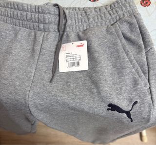 Pantalón chándal Puma gris hombre