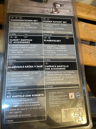 Carraca martillo Powerfix