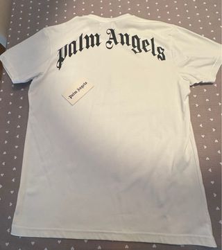 Camiseta Palm Angels Oso Roto Blanca