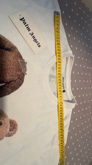 Camiseta Palm Angels Oso Roto Blanca