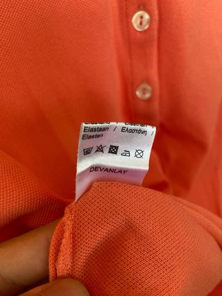 Polo Lacoste corallo donna