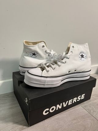 Converse Blancas Plataforma