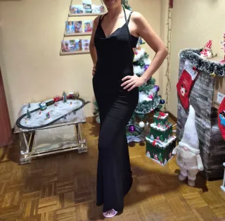 Vestido fiesta espalda descubierta