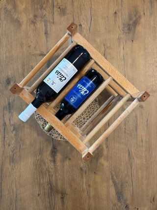 Botellero madera IKEA 9 botellas