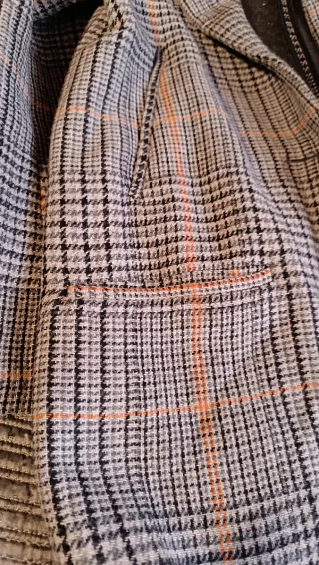 Abrigo cuadros Zara Trafaluc