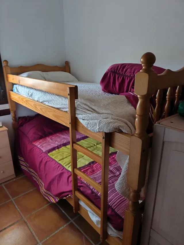 Litera madera habitación infantil