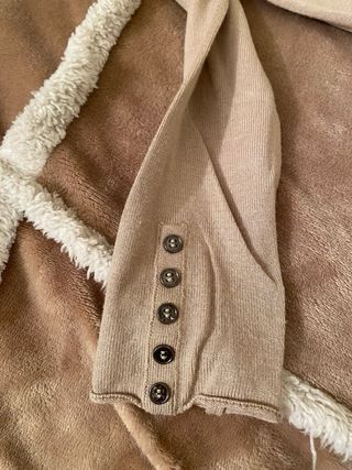 Camiseta Sfera manga larga beige talla M