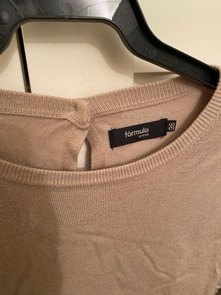 Camiseta Sfera manga larga beige talla M
