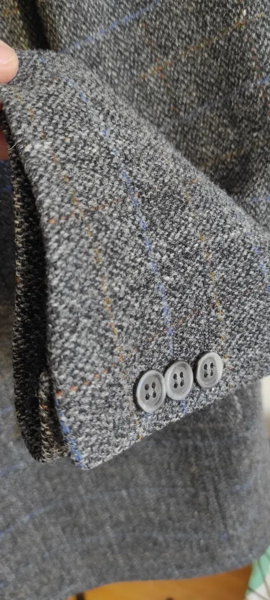 Chaqueta Harris Tweed Gris Hombre, Emidio Tucci