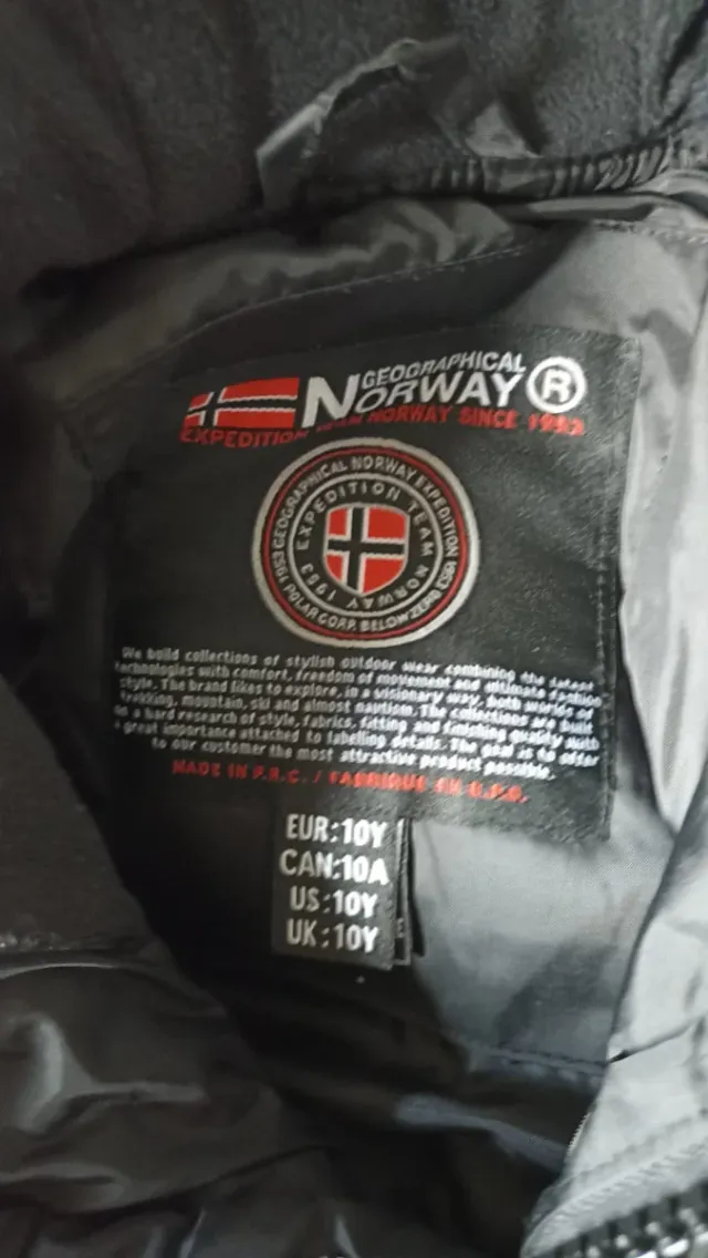 Chaqueta Geographical Norway niño