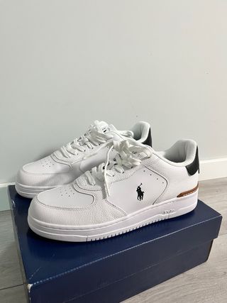 Zapatos Polo Ralph Lauren Blancos