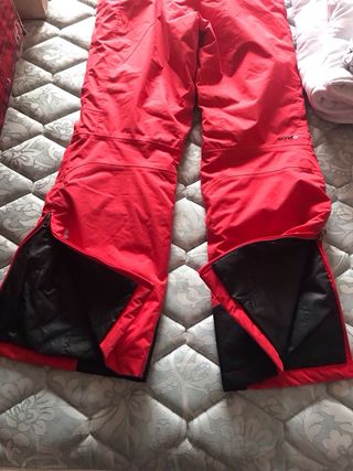 Pantalón de esquí rojo mujer