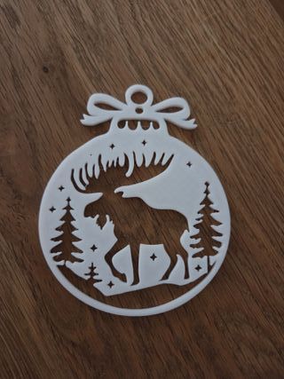 Decorazione Natalizia Renna Alberi