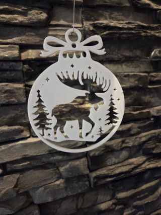 Decorazione Natalizia Renna Alberi