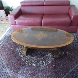 Tavolino Art Déco Noce e Radica