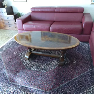 Tavolino Art Déco Noce e Radica