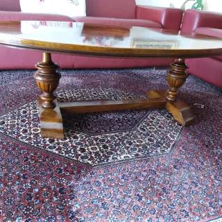 Tavolino Art Déco Noce e Radica