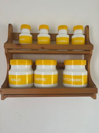 Set contenitori spezie vintage