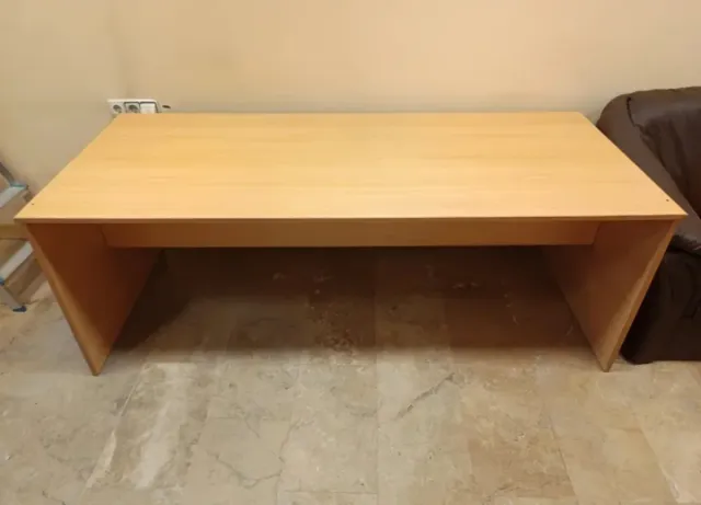 Mesa de oficina de madera 2 metros
