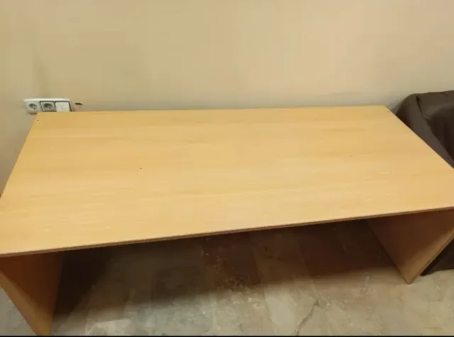Mesa de oficina de madera 2 metros
