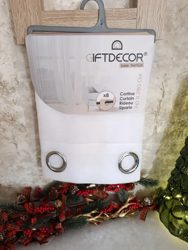 Cortina translúcida GIFTDECOR 140x260cm