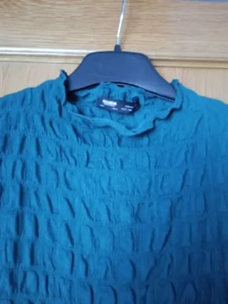 Vestido verde sin mangas