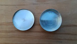 Antigua cajita de plata