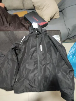 Cortavientos impermeable WOSAWE moto/bici mujer