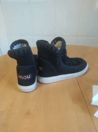 Botas Mou Talla 37-38 Negras