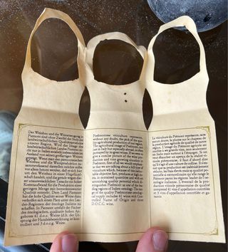 Collezione 3 bottiglie vino vuote G. Troglia