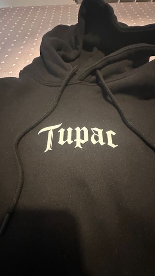 Sudadera Tupac Pull&Bear Negra