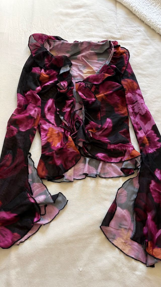 Conjunto floral mujer talla única